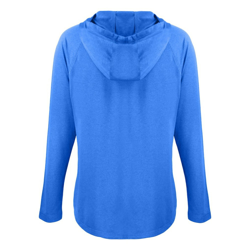 Los Angeles Dodgers Cutter & Buck Women's Cooperstown Collection Coastline Epic Comfort Eco Recycled Hoodie Raglan Long Sleeve T-Shirt Sale