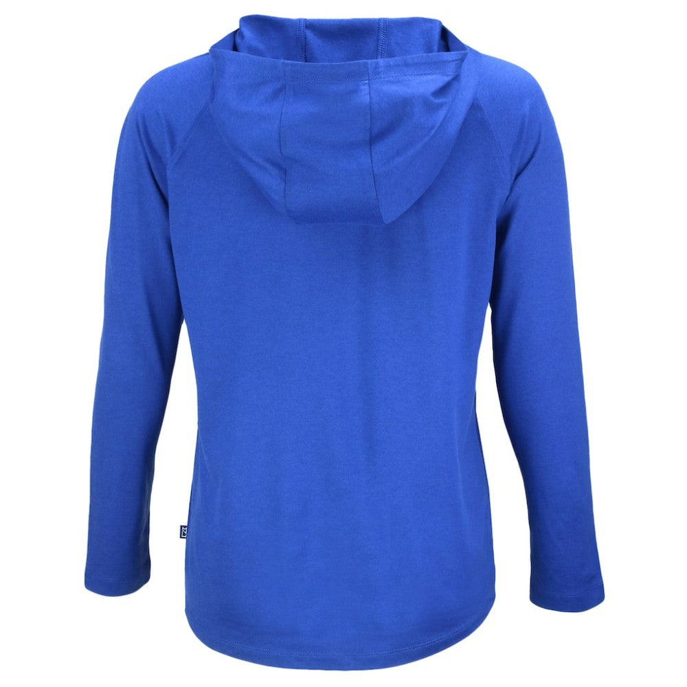 Seattle Mariners Cutter & Buck Women's Cooperstown Collection Coastline Epic Comfort Eco Recycled Hoodie Raglan Long Sleeve T-Shirt Near Me