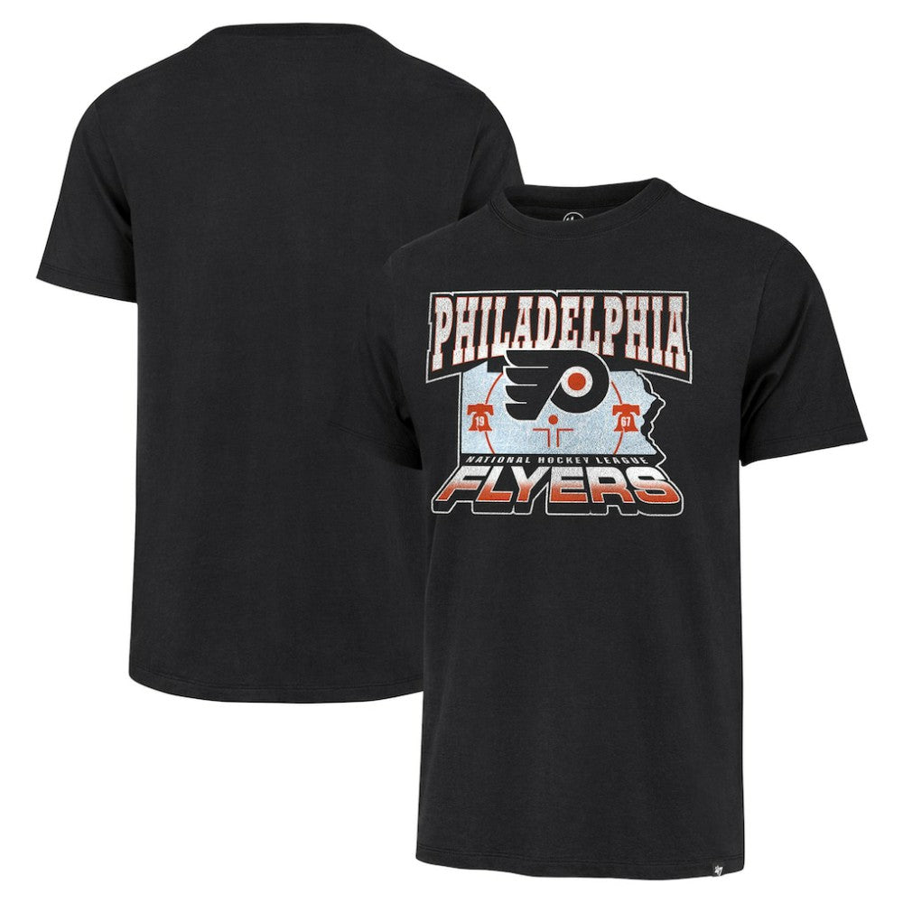 Philadelphia Flyers '47 Regional Localized Franklin T-Shirt - Black | 47 brand discount