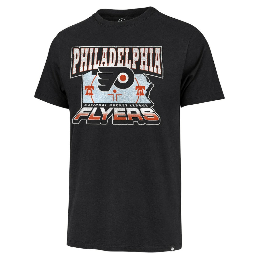 Philadelphia Flyers '47 Regional Localized Franklin T-Shirt - Black | 47 brand discount