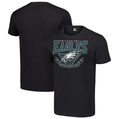Philadelphia Eagles Starter 80s Inspired Team Logo T-Shirt - Black - NFL