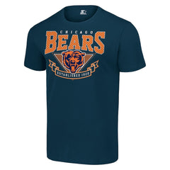 Chicago Bears Starter 80s Inspired Team Logo T-Shirt - Navy - NFL