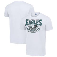 Philadelphia Eagles Starter 80s Inspired Team Logo T-Shirt - White - NFL