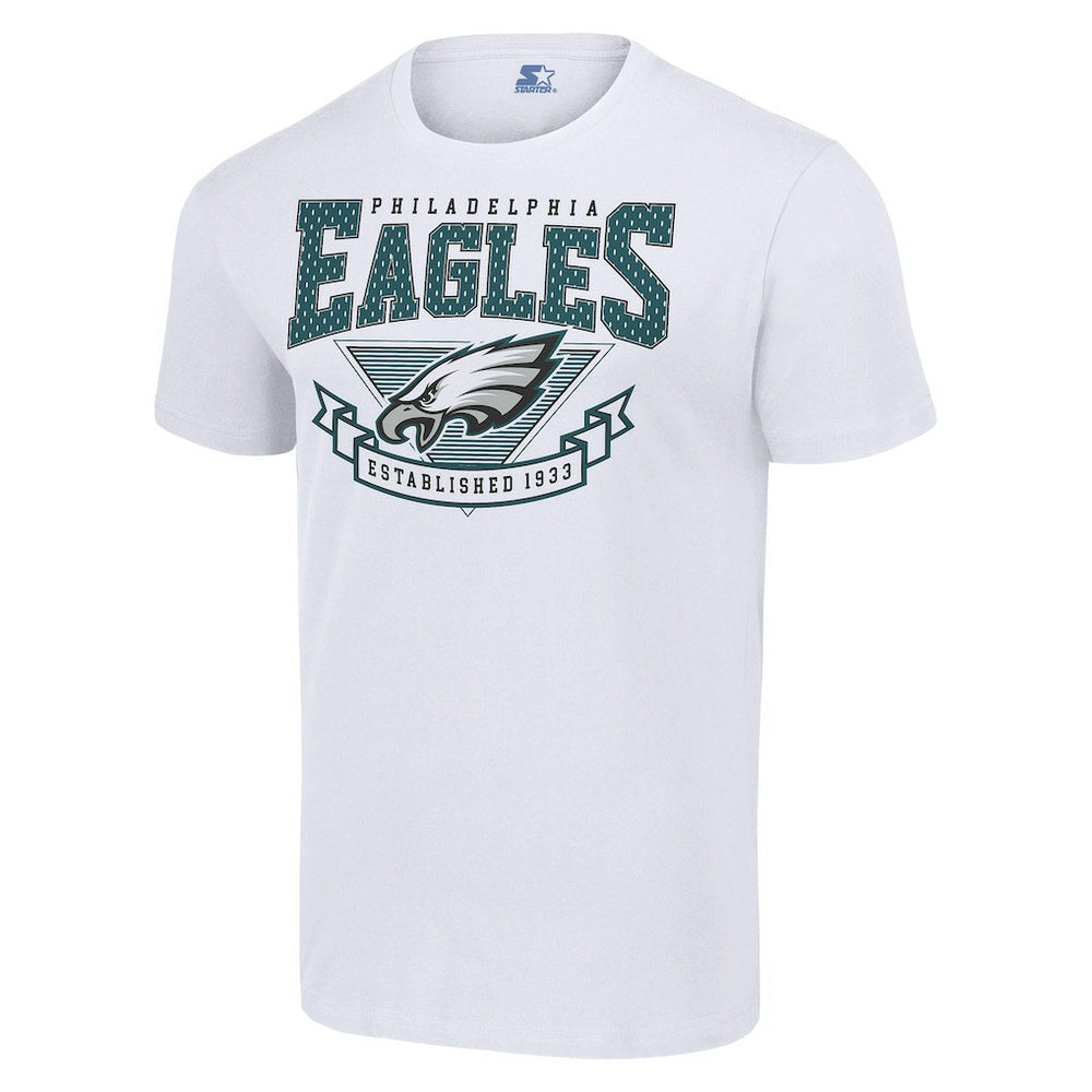 Philadelphia Eagles Starter 80s Inspired Team Logo T-Shirt - White - NFL
