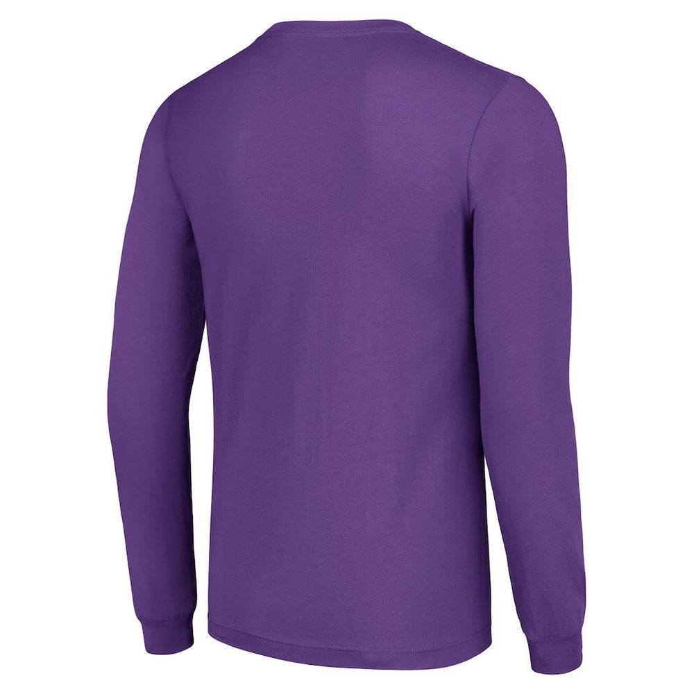 Minnesota Vikings Starter '80s Inspired Team Logo Long Sleeve T-Shirt - Purple - NFL