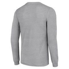 Minnesota Vikings Starter '80s Inspired Team Logo Long Sleeve T-Shirt - Heather Gray - NFL