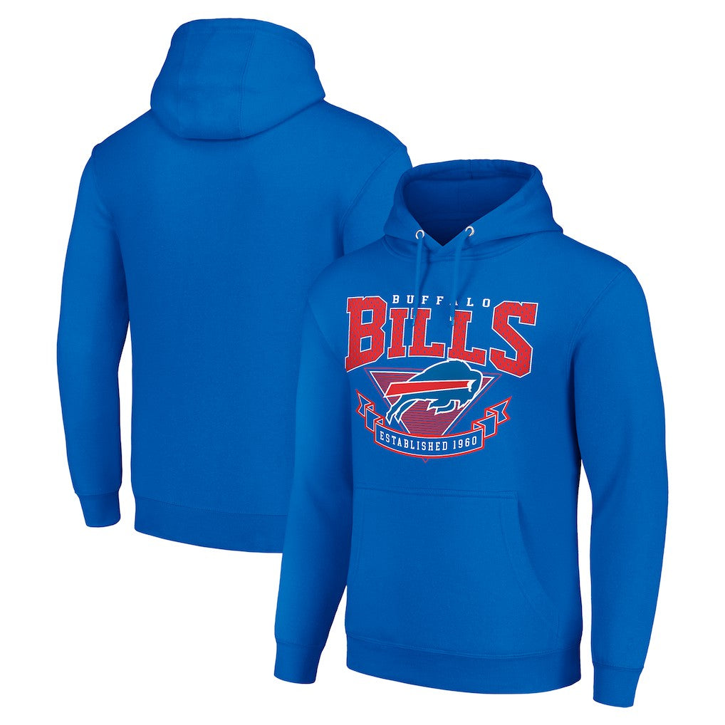 Buffalo Bills Starter ‘80s Inspired Pullover Hoodie - Royal - NFL
