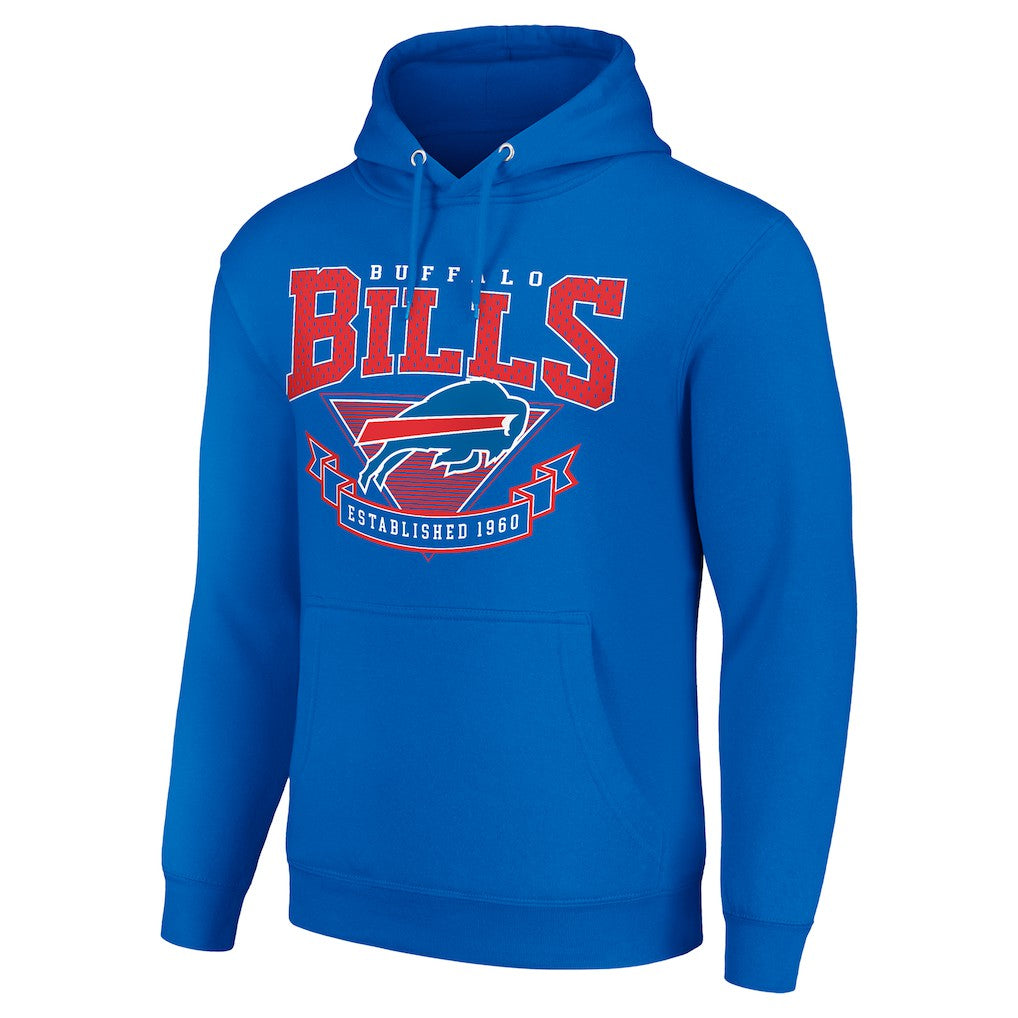 Buffalo Bills Starter ‘80s Inspired Pullover Hoodie - Royal - NFL