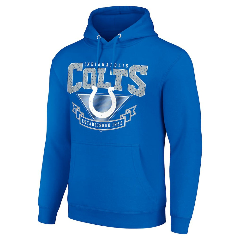Indianapolis Colts Starter ‘80s Inspired Pullover Hoodie - Royal - NFL