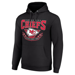 Kansas City Chiefs Starter ‘80s Inspired Pullover Hoodie - Black - NFL