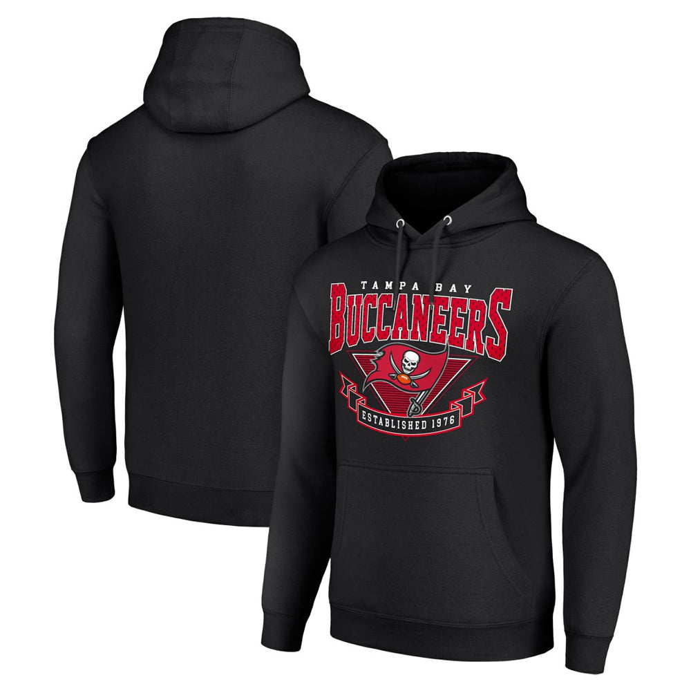 Tampa Bay Buccaneers Starter ‘80s Inspired Pullover Hoodie - Black - NFL