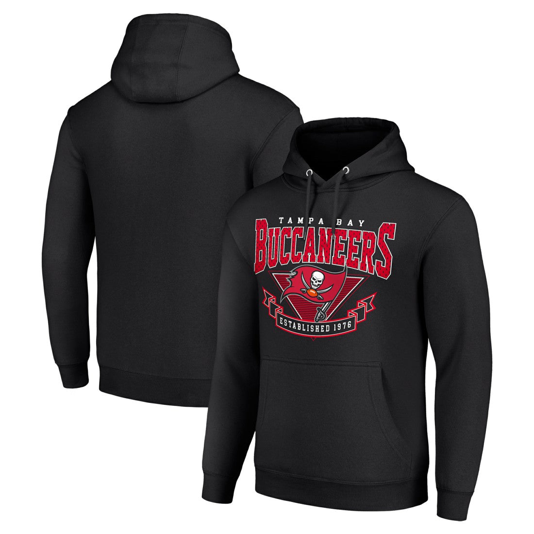 Tampa Bay Buccaneers Starter ‘80s Inspired Pullover Hoodie - Black - NFL