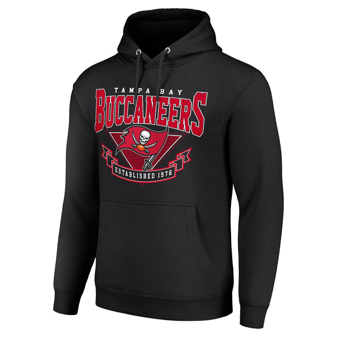 Tampa Bay Buccaneers Starter ‘80s Inspired Pullover Hoodie - Black - NFL