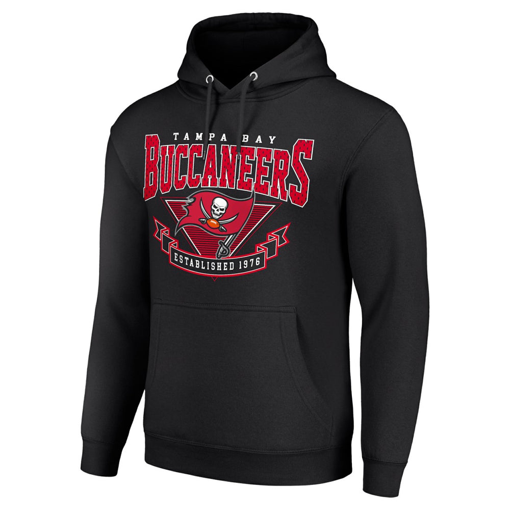 Tampa Bay Buccaneers Starter ‘80s Inspired Pullover Hoodie - Black - NFL