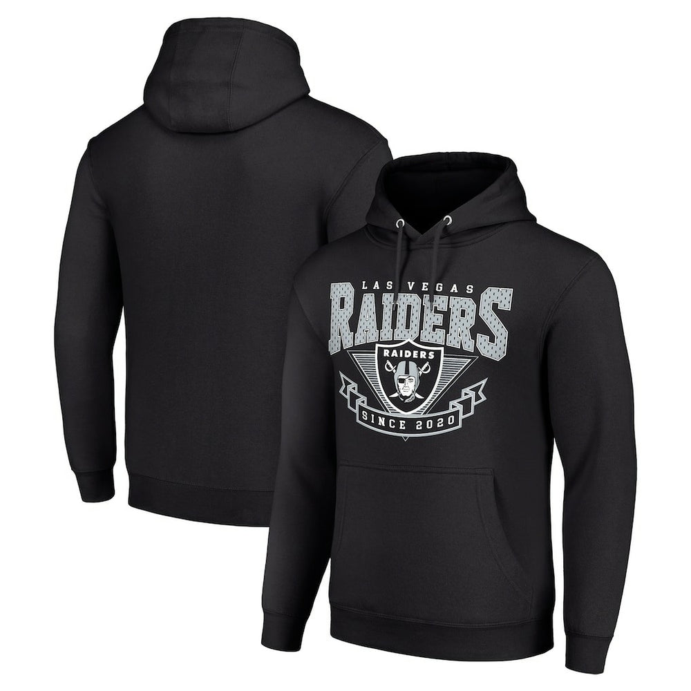 Las Vegas Raiders Starter ‘80s Inspired Pullover Hoodie - Black - NFL