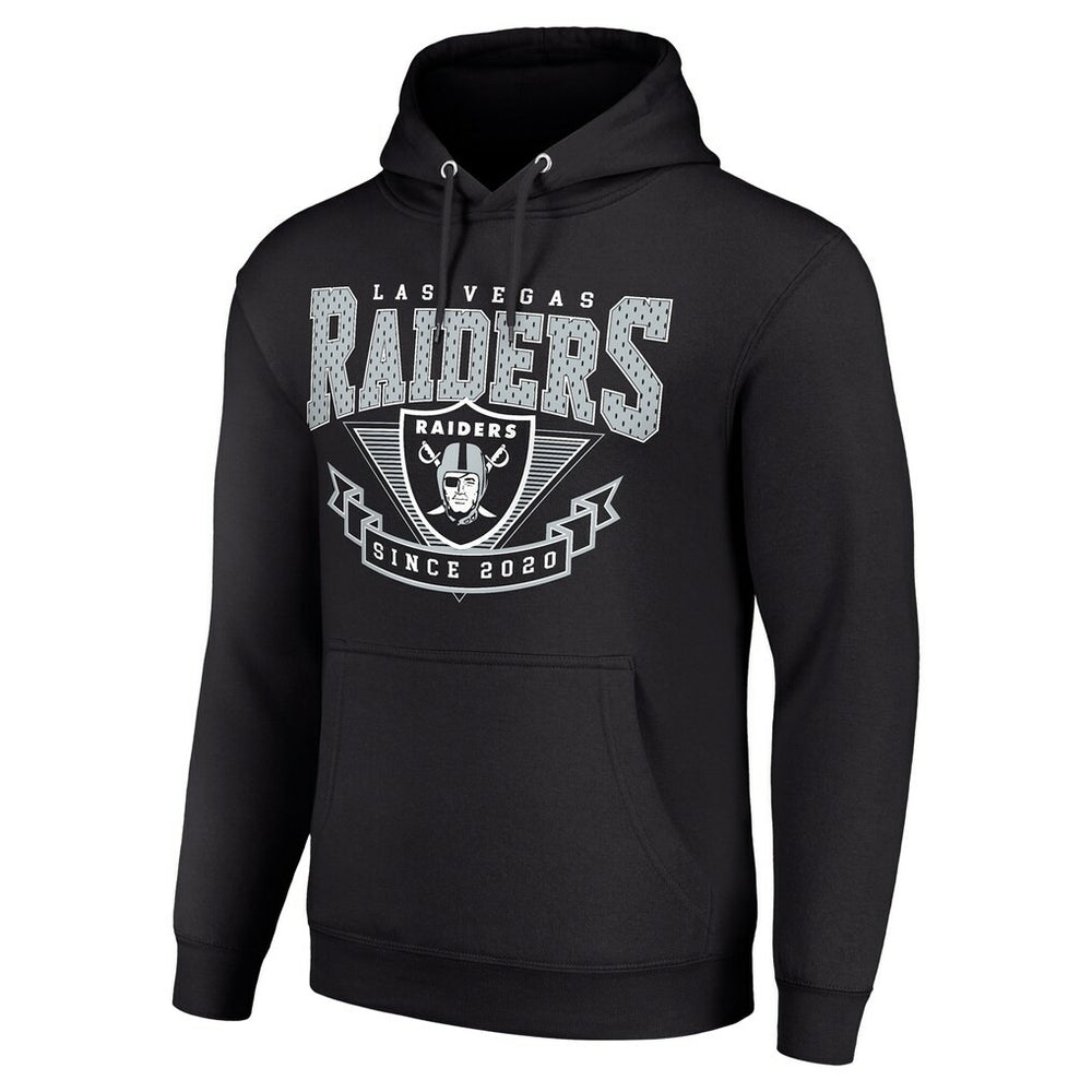 Las Vegas Raiders Starter ‘80s Inspired Pullover Hoodie - Black - NFL