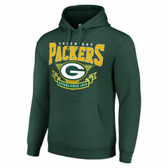 Green Bay Packers Starter ‘80s Inspired Pullover Hoodie - Green - NFL