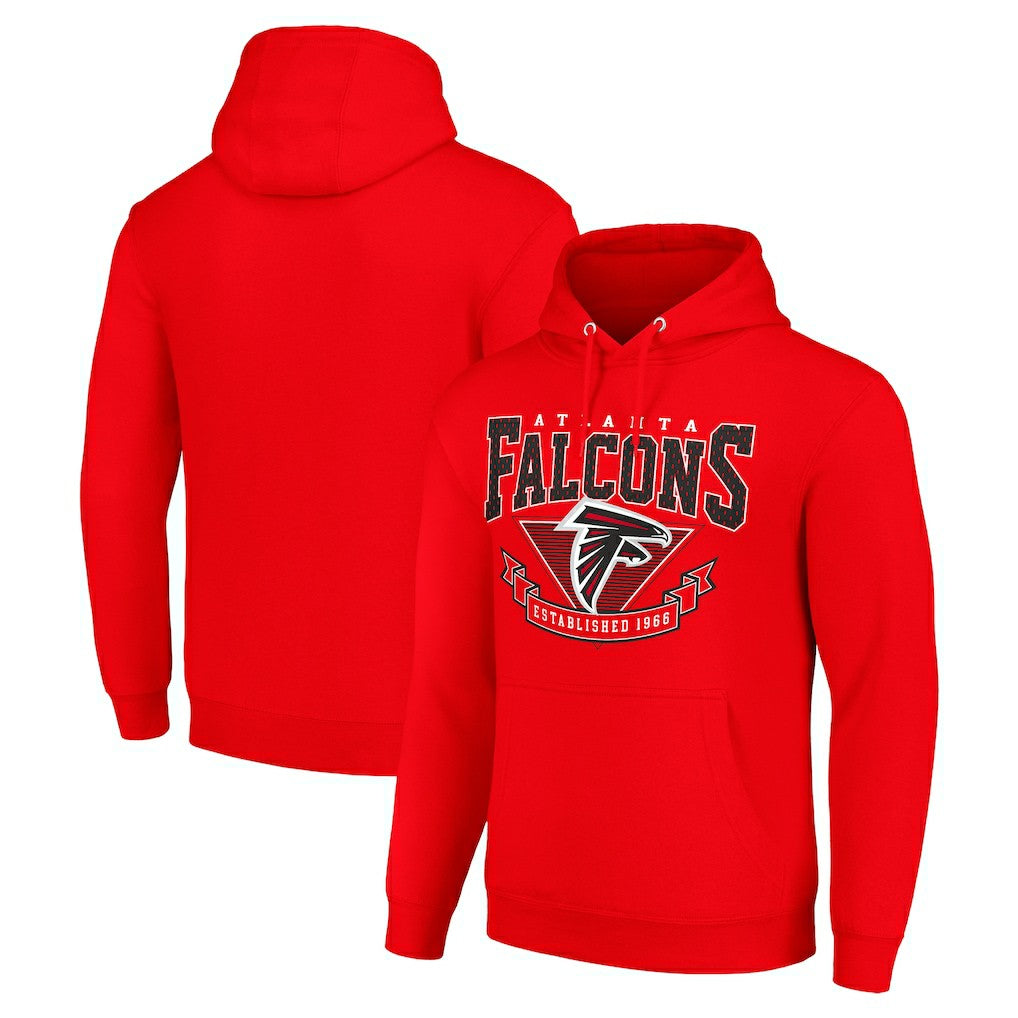 Atlanta Falcons Starter ‘80s Inspired Pullover Hoodie - Red - NFL