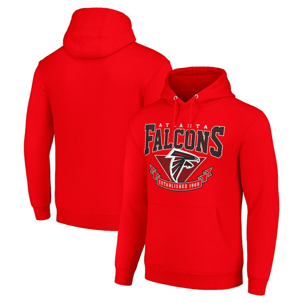 Atlanta Falcons Starter ‘80s Inspired Pullover Hoodie - Red - NFL