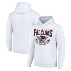 Atlanta Falcons Starter ‘80s Inspired Pullover Hoodie - White - NFL