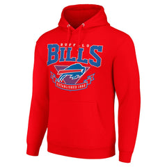 Buffalo Bills Starter ‘80s Inspired Pullover Hoodie - Red - NFL