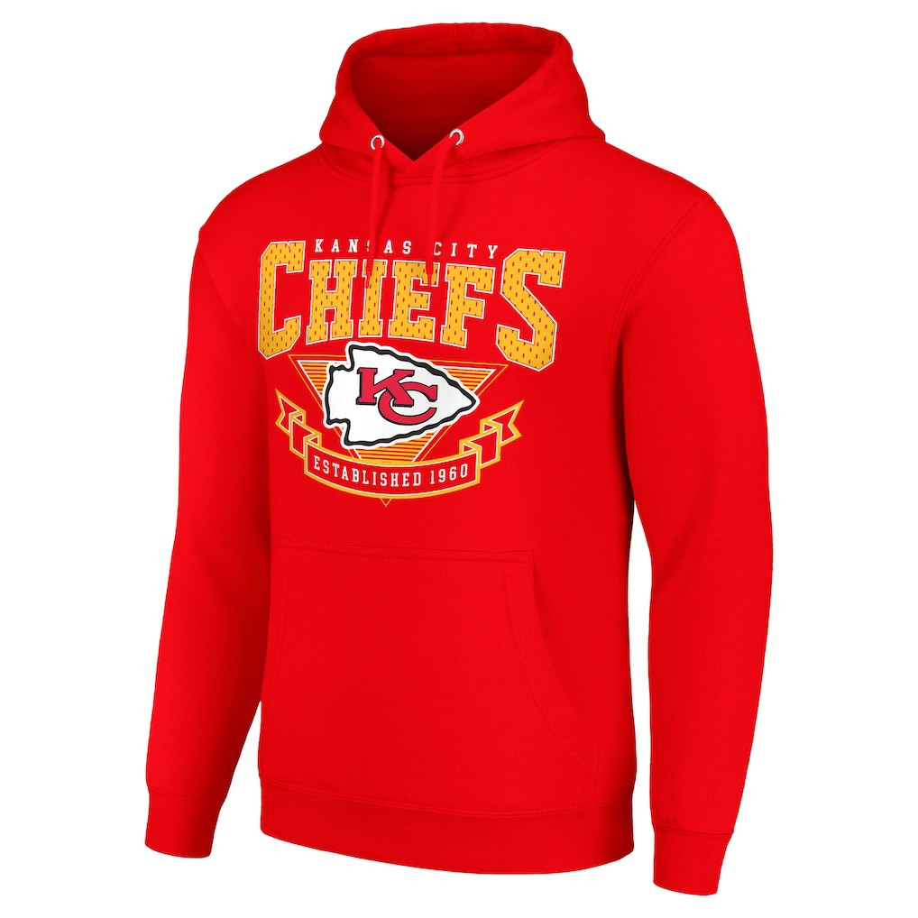 Kansas City Chiefs Starter ‘80s Inspired Pullover Hoodie - Red - NFL