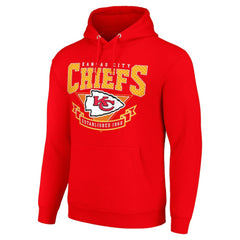 Kansas City Chiefs Starter ‘80s Inspired Pullover Hoodie - Red - NFL