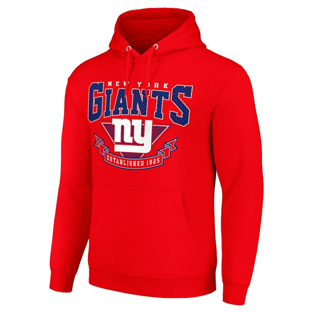 New York Giants Starter ‘80s Inspired Pullover Hoodie - Red - NFL
