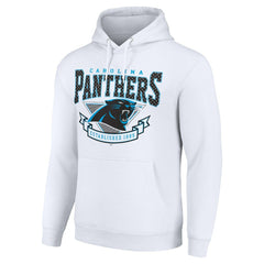 Carolina Panthers Starter ‘80s Inspired Pullover Hoodie - White - NFL