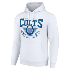 Indianapolis Colts Starter ‘80s Inspired Pullover Hoodie - White - NFL