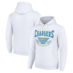Los Angeles Chargers Starter ‘80s Inspired Pullover Hoodie - White - NFL