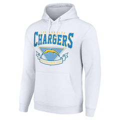 Los Angeles Chargers Starter ‘80s Inspired Pullover Hoodie - White - NFL