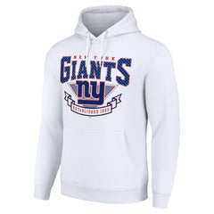 New York Giants Starter ‘80s Inspired Pullover Hoodie - White - NFL