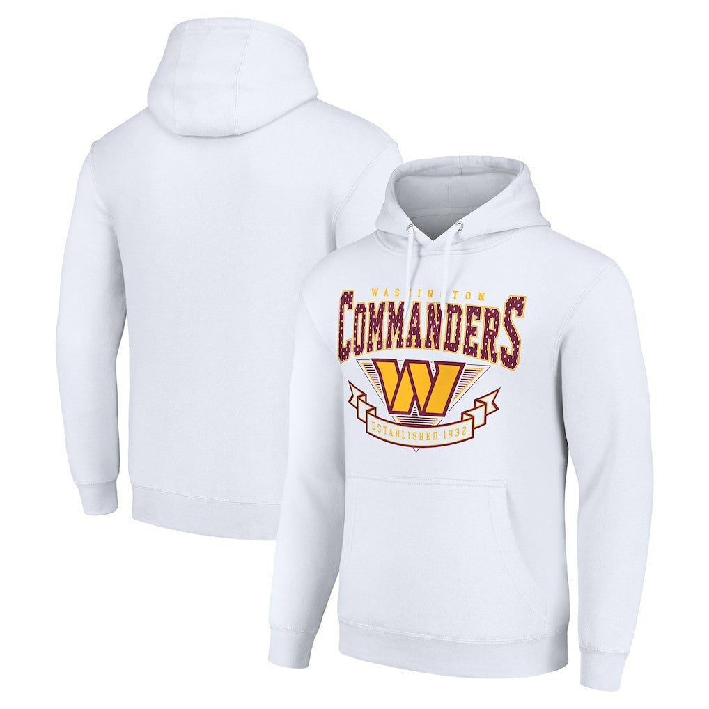 Washington Commanders Starter ‘80s Inspired Pullover Hoodie - White - NFL