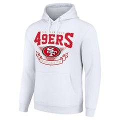 San Francisco 49ers Starter ‘80s Inspired Pullover Hoodie - White - NFL