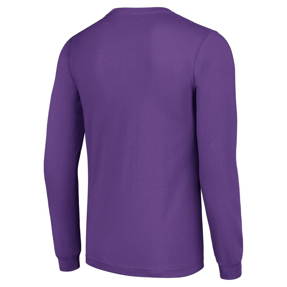 Minnesota Vikings Starter Player X Logo Graphic Long Sleeve T-Shirt - Purple - NFL