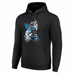 Detroit Lions Starter Player X Fleece Pullover Hoodie - Black - NFL