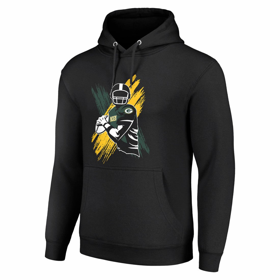 Green Bay Packers Starter Player X Fleece Pullover Hoodie - Black - NFL