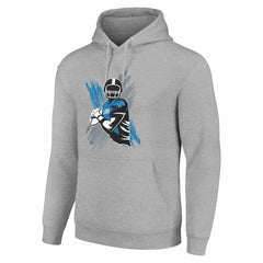 Detroit Lions Starter Player X Fleece Pullover Hoodie - Heather Gray - NFL