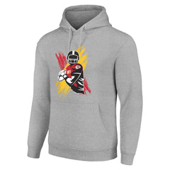 Kansas City Chiefs Starter Player X Fleece Pullover Hoodie - Heather Gray - NFL