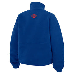 Buffalo Bills WEAR by Erin Andrews Women's Polar Fleece Half-Zip Jacket - Royal - NFL