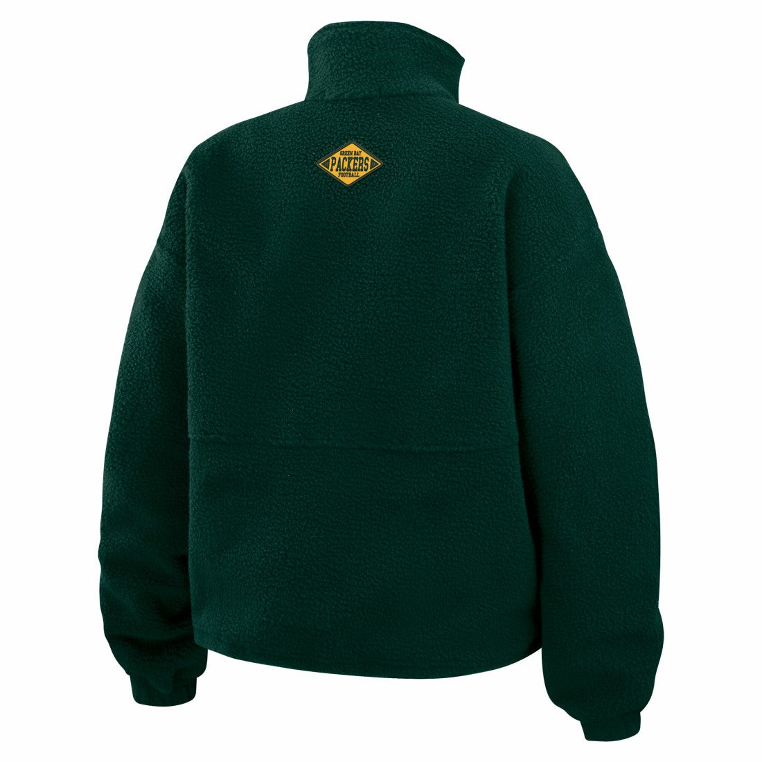 Green Bay Packers WEAR by Erin Andrews Women's Polar Fleece Half-Zip Jacket - Green - NFL