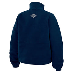 Dallas Cowboys WEAR by Erin Andrews Women's Polar Fleece Half-Zip Jacket - Navy - NFL