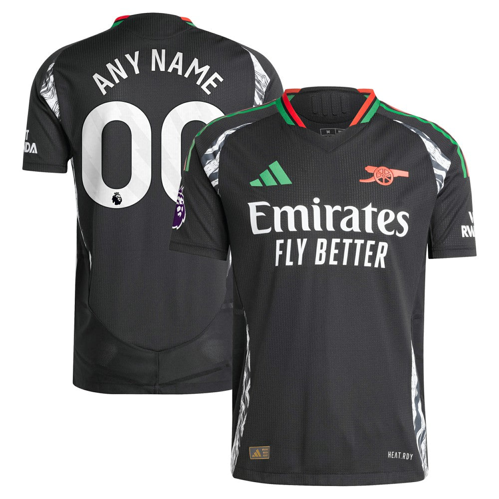 Adidas - Arsenal 2024/25 Away Custom Jersey - Black