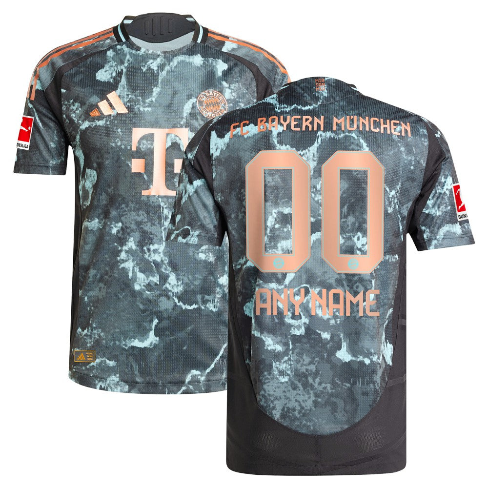 Adidas - Bayern Munich 2024/25 Away Custom Jersey - Black