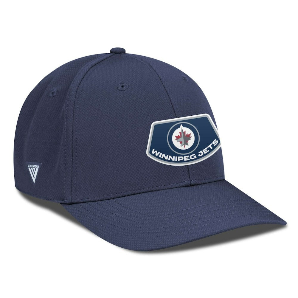 Winnipeg Jets Levelwear Rise Skylight Flex Hat - Navy | NHL Clearance