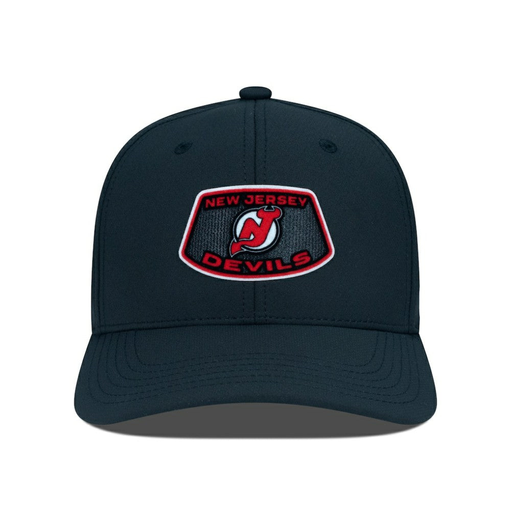 New Jersey Devils Levelwear Rise Skylight Flex Hat - Black | NHL Clearance