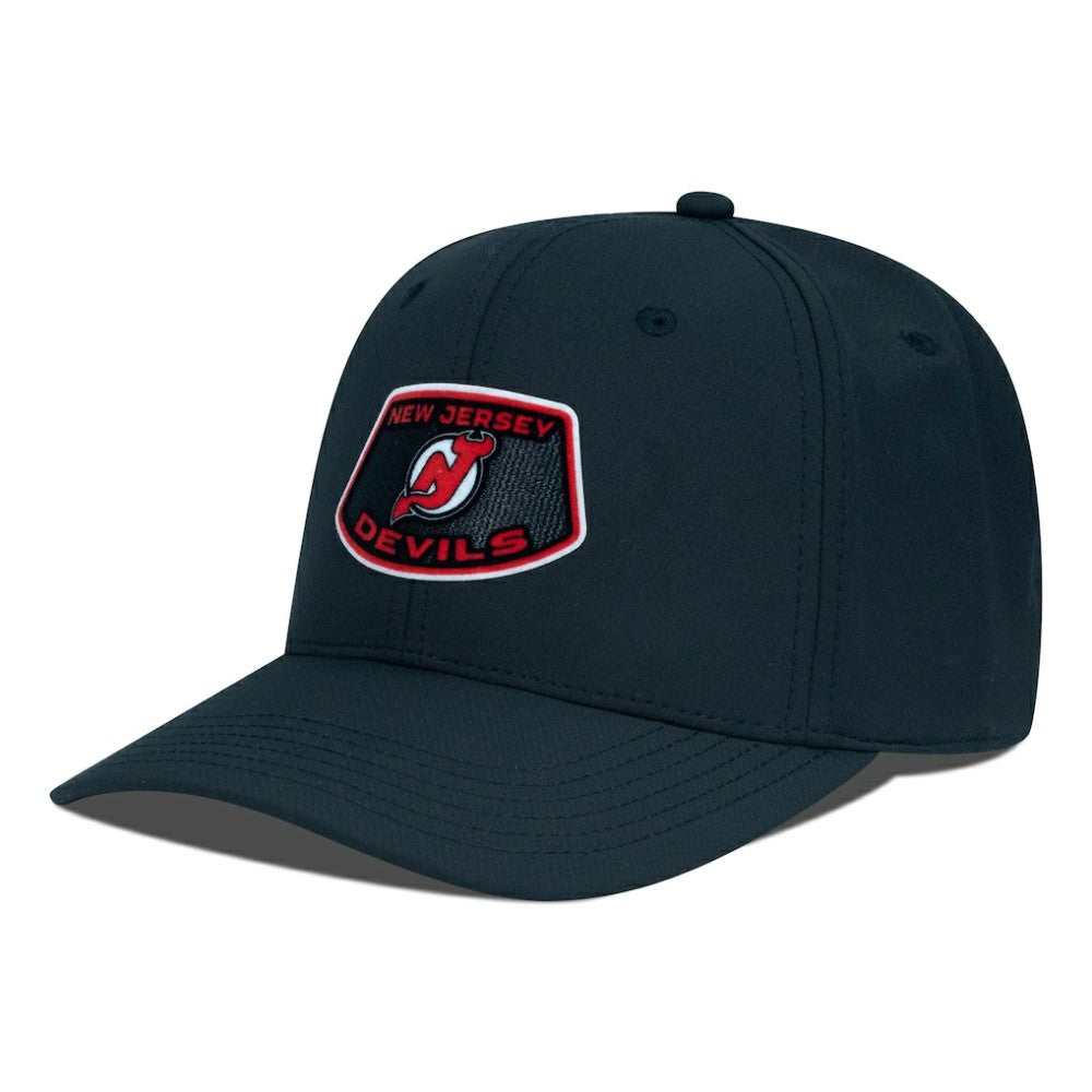 New Jersey Devils Levelwear Rise Skylight Flex Hat - Black | NHL Clearance