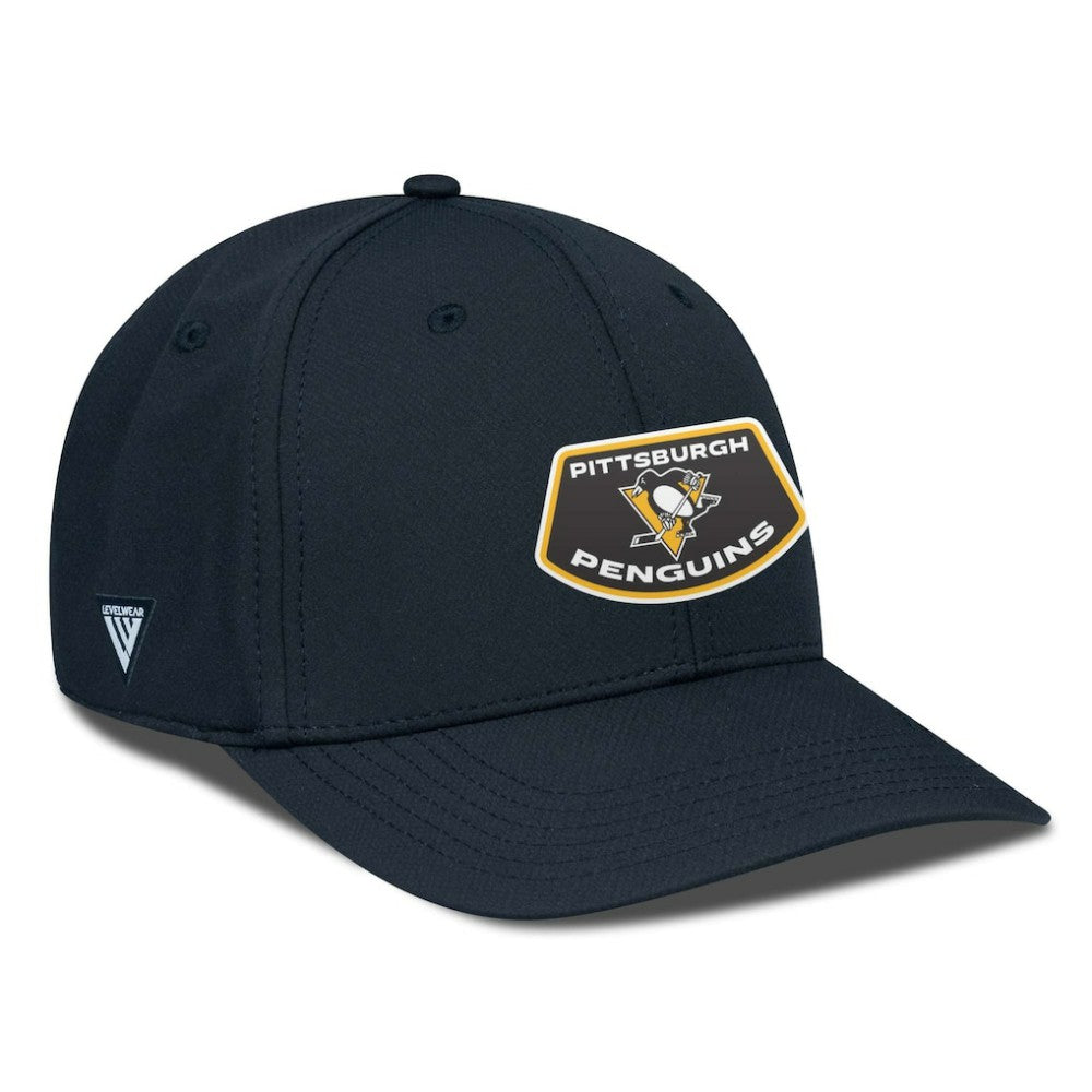 Pittsburgh Penguins Levelwear Rise Skylight Flex Hat - Black | NHL discount