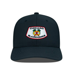 Chicago Blackhawks Levelwear Rise Skylight Flex Hat - Black | NHL Lifestyle